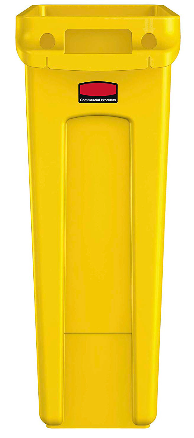 Mülleimer mit Schwingdeckel, gelb, 6,71 €