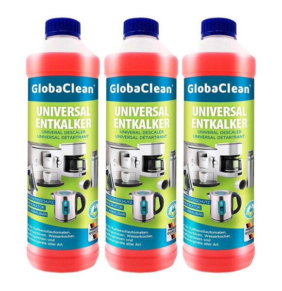 3 x 750 ml Entkalker für Kaffeevollautomaten - Flüssig-Entkalker für Kaffeemaschinen