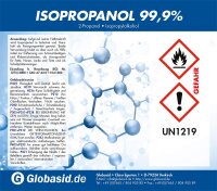 15 x 10 L Isopropanol 99,9% auf Palette