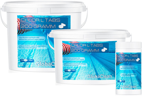 Pool Chlor L Tabs 200g