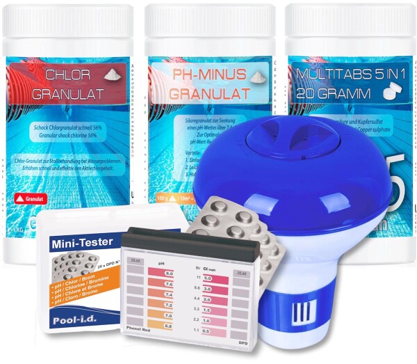 GlobaClean® Pool Starter Set 5in1