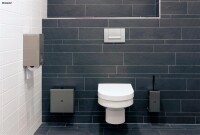 Q-Design Toiletten-Bürstenhalter Edelstahl matt