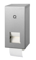 Q-Design Toilettenpapier-Spender Edelstahl, 2-Rollen